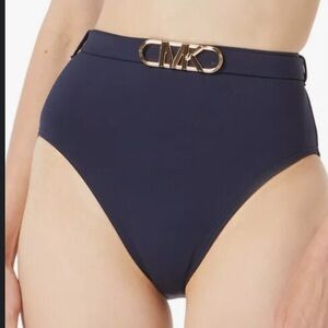 Michael Kors Women's Belted Stretch Swim Bikini Bottom